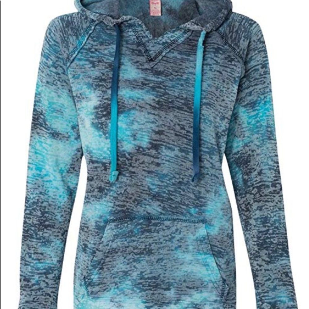 MV Sport Blue Tie-Dye Hoodie